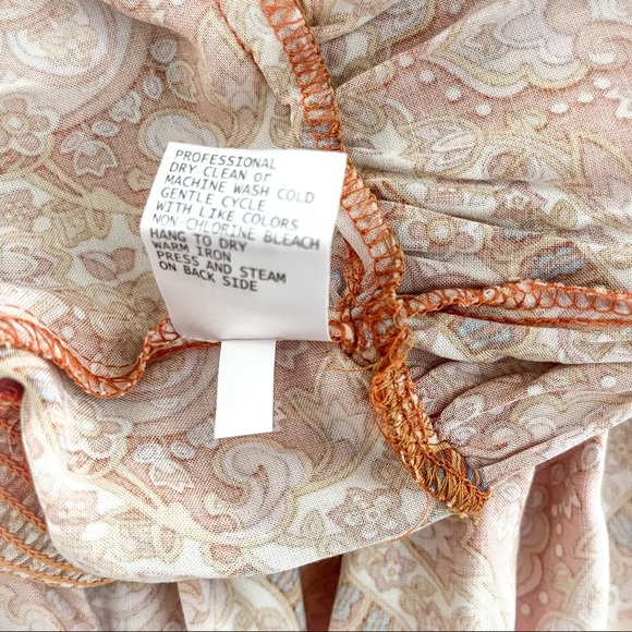 NWT Rachel Zoe Pleated Paisley Floral Print Mini Skirt - Picture 9 of 10